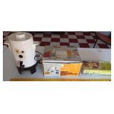 3pc mid century kitchen Regal coffee urn sheller+