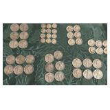 48pc US silver coin collection Philadelphia mint