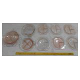 9pc HOCKING Mayfair 1930s pink depression glass