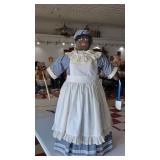 Large 37" black americana mammy jemima cook