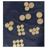 27 higher grade US silver coins 1964 & oilder