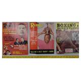 OLD BOXING magazines Cassius Clay Joe Frazier +