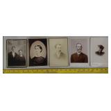 5 antique photos Ballard family Taylor