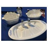 CORNINGWARE blue cornflower NICE LOT of 8pcs