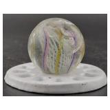 Large German lattacino swirl shooter marble