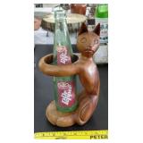 WAYAN RENDAH artist signed cat sculpture