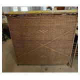 1930s PROHIBITION era folding bar wicker & rattan