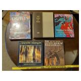 5 LARGE hardcover books Quilts Audubon History