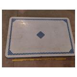 Antique PORCELAIN farmhouse kitchen table top