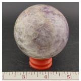 Huge 2.5 inch dream amethyst stone marble`