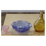 CARNIVAL glass 3pc lot Summit Wheaton LE Smith