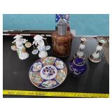 7pc lot Japan IMARI plate ginger jar tea caddy ++