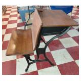 AMERICAN SEATING CO antique student school desk
