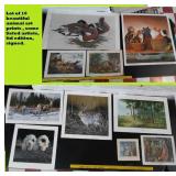 10 art prints animals & wildlife LISTED