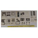 1904 advertising ads 20pc lot