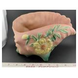ROSEVILLE pottery 1942 peony planter htf