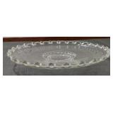 Large 1940s AH HEISEY Lariat footed platter