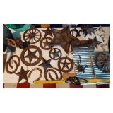 30pc cast iron resin tin Texas & western decor