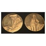 4 ounces sterling silver Franklin Mint coins