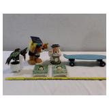 6pc skateboard llama Japan singing lion