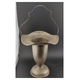 Antique hammered metal Keystone bride