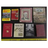 Lot of EIGHT books CIVIL WAR interest
