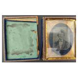 Civil War era photograph tintype & case