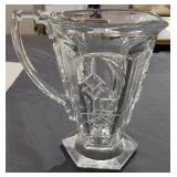 1930s US Glass Co ART DECO geometric pitcher
