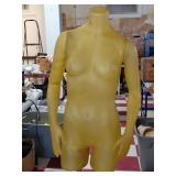 Vintage female store mannequin w chrome stand