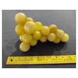 1960s alabaster stone grapes mcm mid century