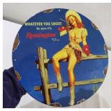 REMINGTON ARMS dated 1958 porclain sign
