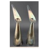 Danish Modern 1950s mcm candle sticks