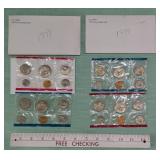 4 sets uncirculated 1979 US Coins D&P mints