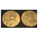 4 ounces STERLING SILVER Franklin Mint coins