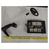 22pc US Currency coin collection +metal detector