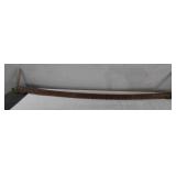 76 INCHES LONG antique double crosscut saw