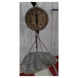 Large JACOBS Bros Detecto Wate hanging store scale