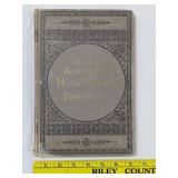Dated 1881 High School Bookkeeping text book