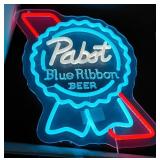 Pabst Blue Ribbon Beer  neon sign