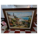 60" Impressionist oil painting by PETER BELL