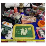 MIXED LOT all on table Coca Cola Roseville more