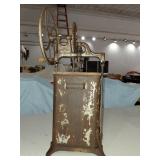 DATED 1917 DAZEY metal primitive butter churn