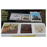 SIX large western frontier art prints LISTED