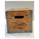 Dated 1941 ANHEUSER BUSCH wooden sign crate