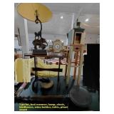 Lamp birdhouse clock table horn holder & more