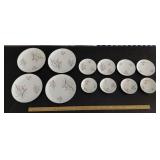 ROYAL DUCHESS Mountain Bell 12pc German porcelain