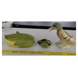 ART POTTERY 3 pc lot Shawnee McCoy Royal Copley