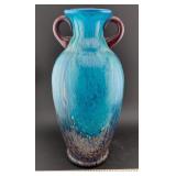 TIFFANY art glass 10" Milano Favrile Amphora vase
