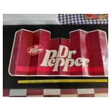 DR PEPPER 1987 car window sun shade sign