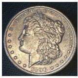 HIGH GRADE 1896 P MORGAN US silver dollar